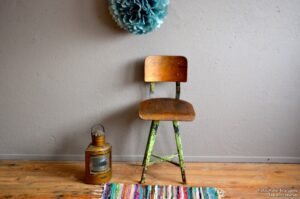 Chaise d'atelier Mingus - L'atelier Belle Lurette, Rénovation de meubles  vintage