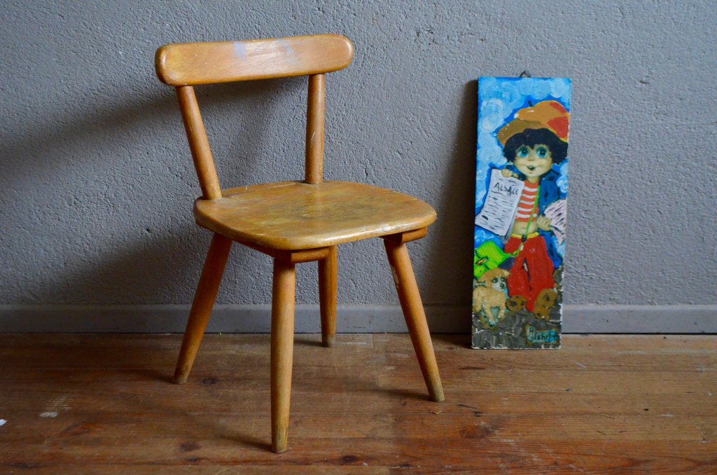 Chaise enfant Olfa - L'atelier Belle Lurette, Rénovation de meubles vintage